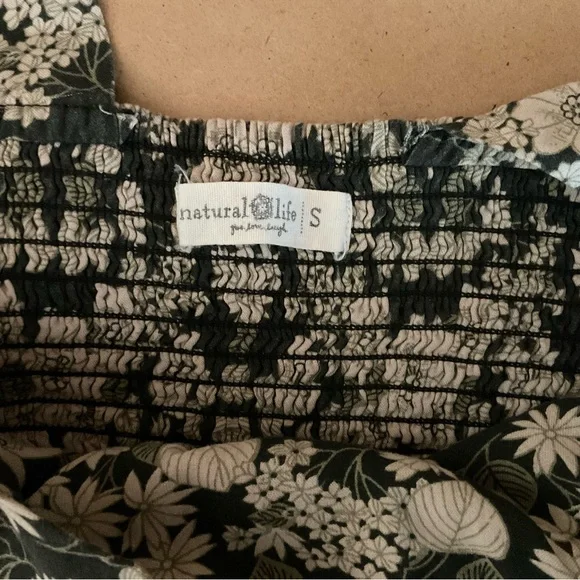 Natural Life Boho Cottagecore Maxi Dress Small - Picture 7 of 8